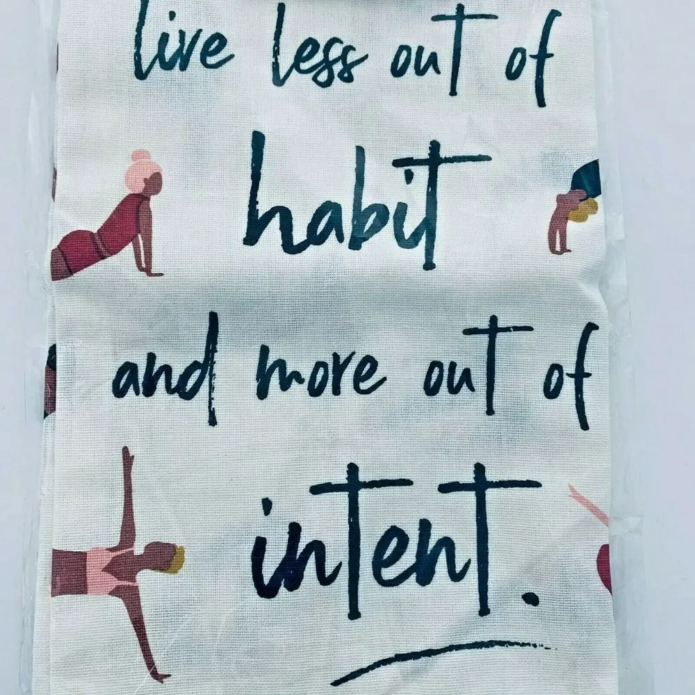 Anthropologie Ivory‎ Yoga Ladies Kitchen Towels - New with Tags